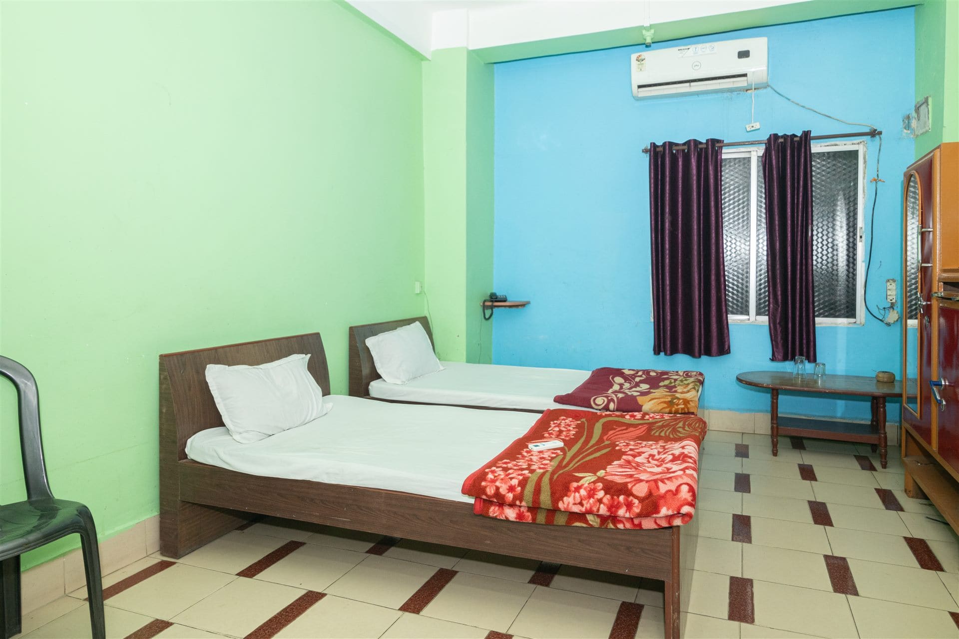 AC Double Room interior at Hotel Ellora in Silchar